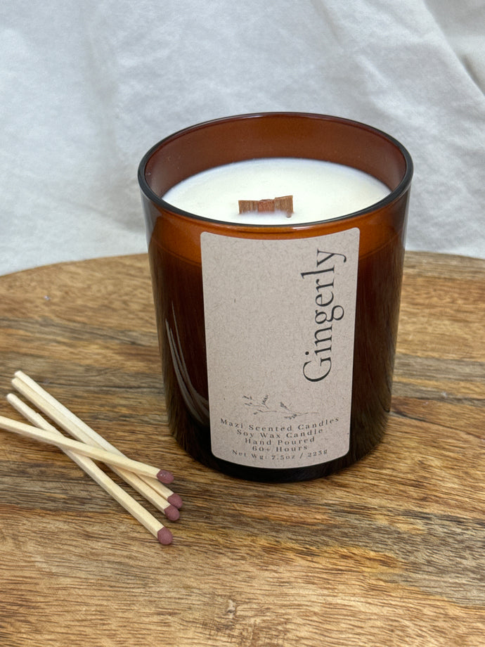 Gingerly - Soy Candle Standard Size