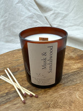 Load image into Gallery viewer, Sandalwood &amp; Musk - Soy Candle Standard Size
